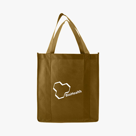 100 GSM Non-Woven Grocery Tote - 15 x 13 - 24-Hour Production