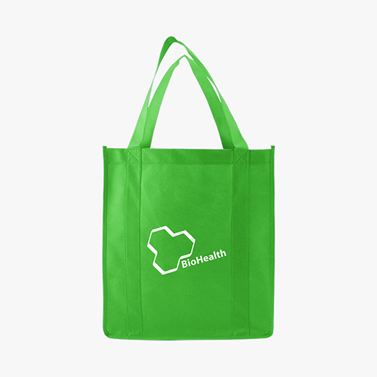 100 GSM Non-Woven Grocery Tote - 15 x 13 - 24-Hour Production