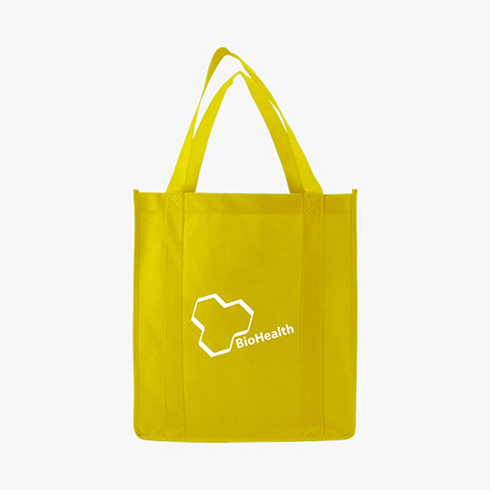 100 GSM Non-Woven Grocery Tote - 15 x 13 - 24-Hour Production