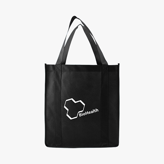 100 GSM Non-Woven Grocery Tote - 15 x 13 - 24-Hour Production