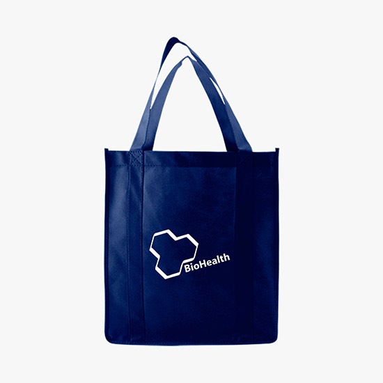 100 GSM Non-Woven Grocery Tote - 15 x 13 - 24-Hour Production