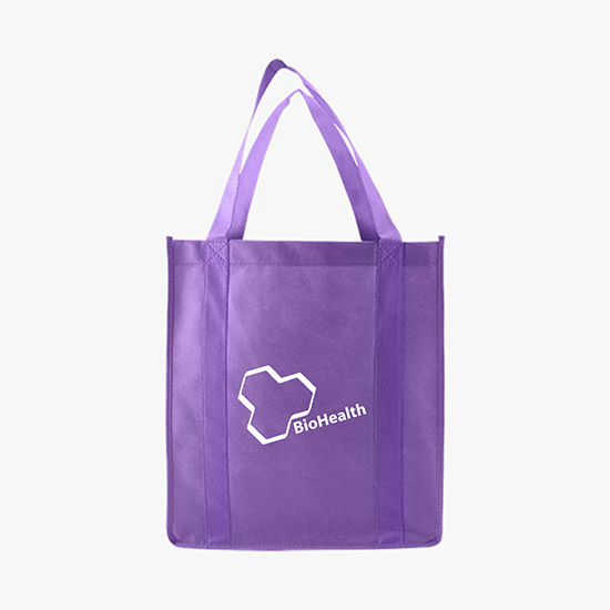 100 GSM Non-Woven Grocery Tote - 15 x 13 - 24-Hour Production