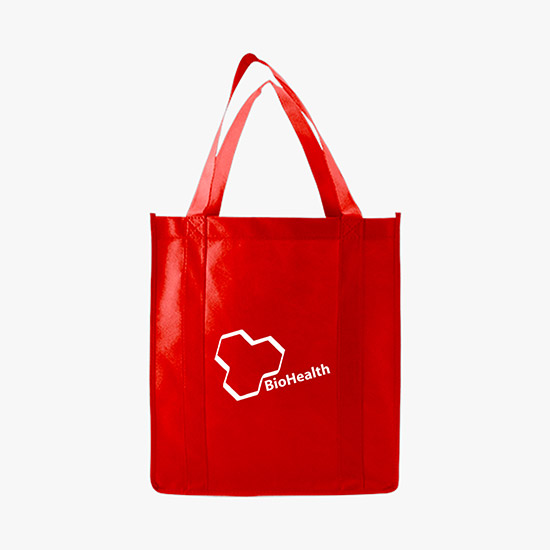 100 GSM Non-Woven Grocery Tote - 15 x 13 - 24-Hour Production