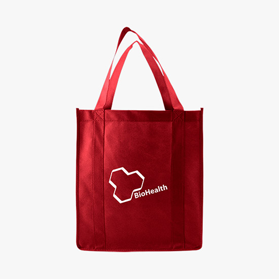 100 GSM Non-Woven Grocery Tote - 15 x 13 - 24-Hour Production