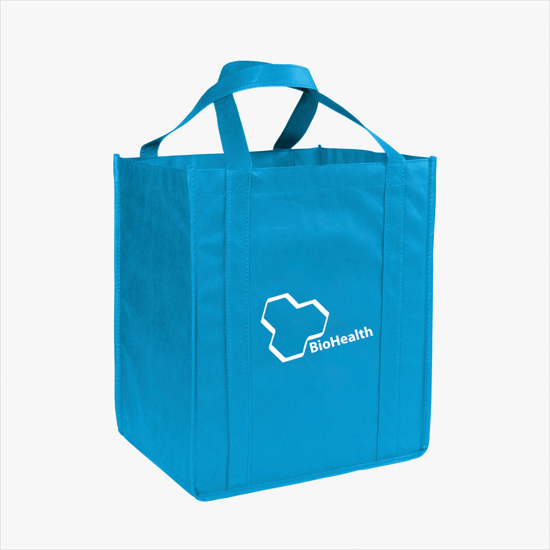 100 GSM Non-Woven Grocery Tote - 15 x 13 - 24-Hour Production