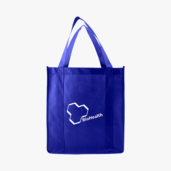100 GSM Non-Woven Grocery Tote - 15 x 13 - 24-Hour Production