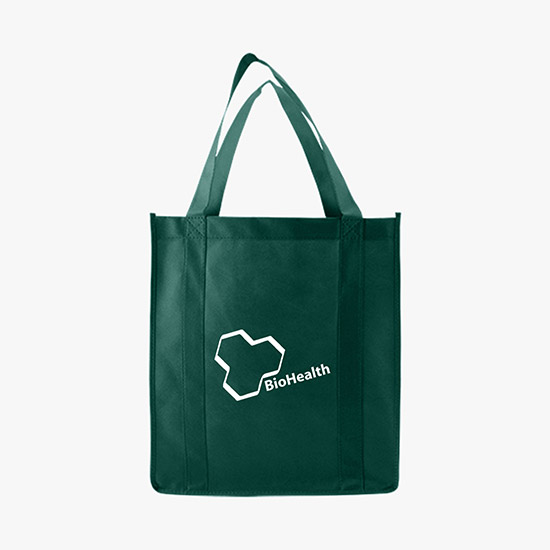 100 GSM Non-Woven Grocery Tote - 15 x 13 - 24-Hour Production