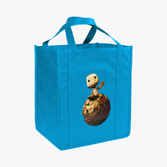 100 GSM Non-Woven Grocery Tote w/Color Magic - Large