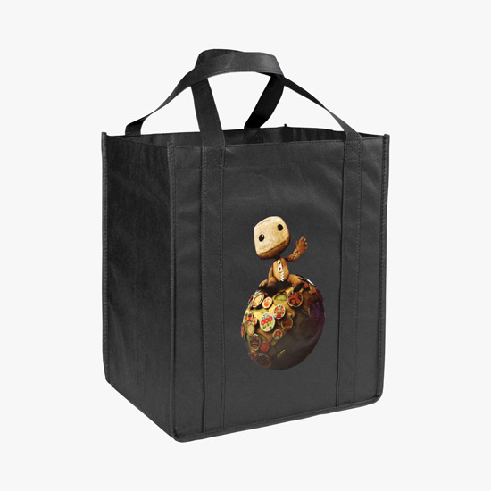 100 GSM Non-Woven Grocery Tote w/Color Magic - Large