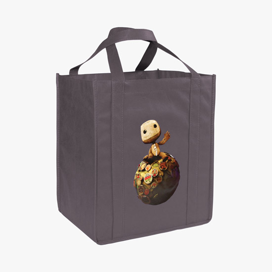 100 GSM Non-Woven Grocery Tote w/Color Magic - Large