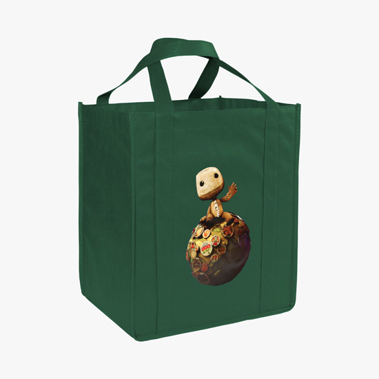 100 GSM Non-Woven Grocery Tote w/Color Magic - Large