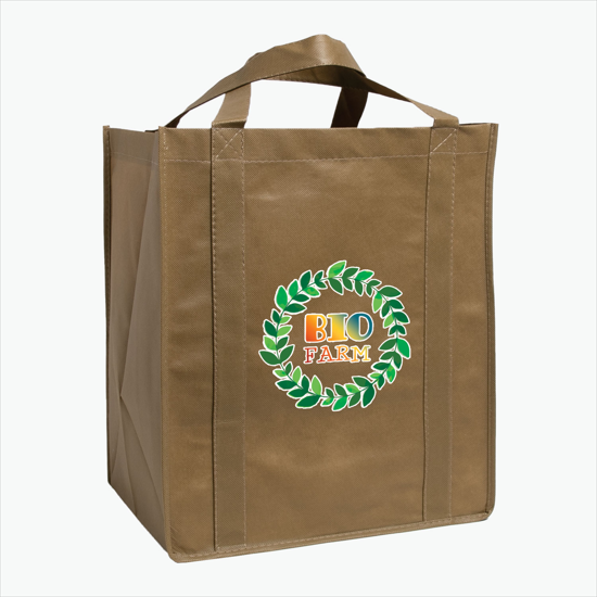 100 GSM Non-Woven Grocery Tote w/Color Magic - Large