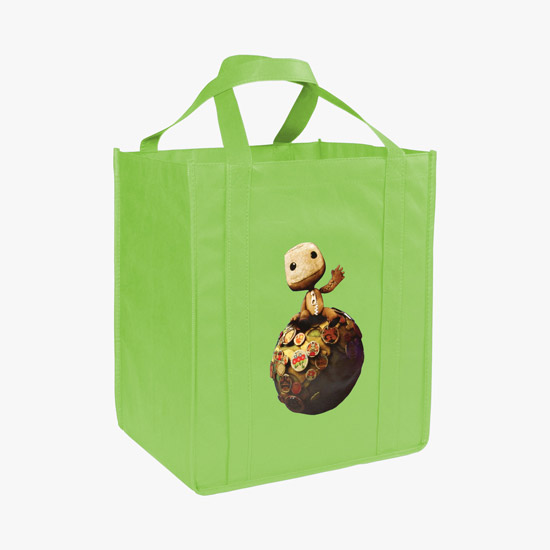 100 GSM Non-Woven Grocery Tote w/Color Magic - Large