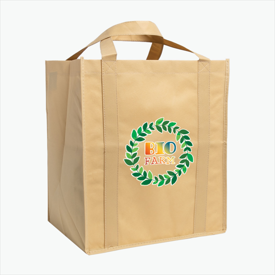 100 GSM Non-Woven Grocery Tote w/Color Magic - Large
