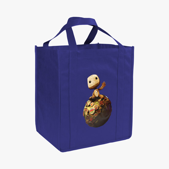 100 GSM Non-Woven Grocery Tote w/Color Magic - Large