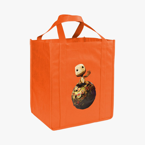 100 GSM Non-Woven Grocery Tote w/Color Magic - Large