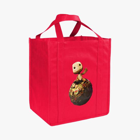 100 GSM Non-Woven Grocery Tote w/Color Magic - Large