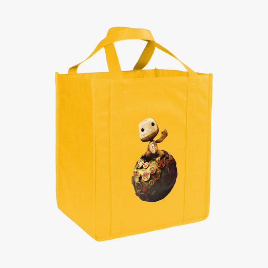 100 GSM Non-Woven Grocery Tote w/Color Magic - Large