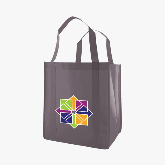100 GSM Non-Woven Grocery Tote w/Color Magic - Medium