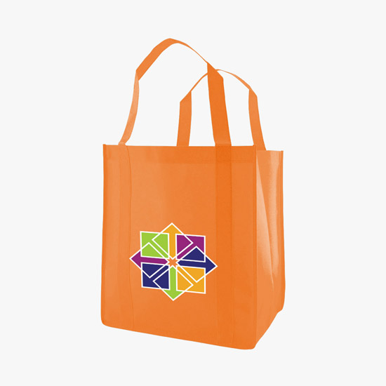 100 GSM Non-Woven Grocery Tote w/Color Magic - Medium