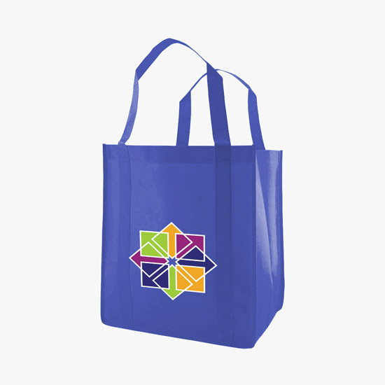 100 GSM Non-Woven Grocery Tote w/Color Magic - Medium
