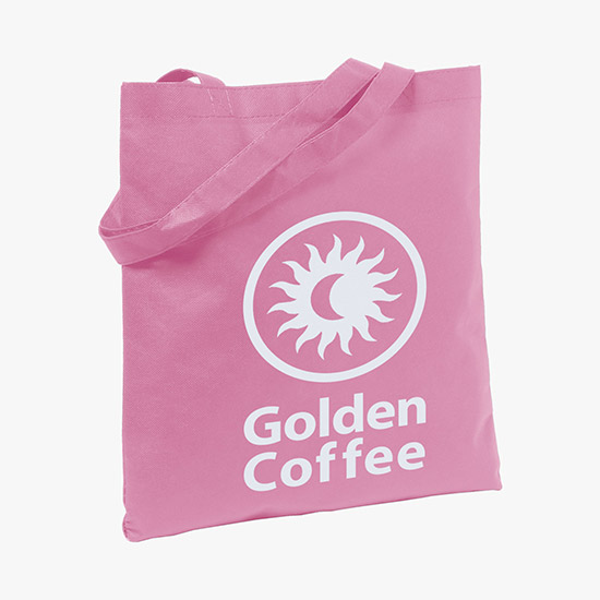 80 GSM Non-Woven Economy Tote Bag - 14 x 13.5 - 24-Hour Production
