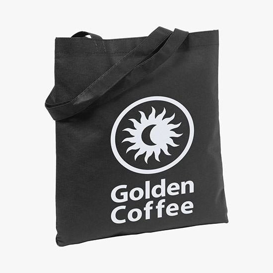 80 GSM Non-Woven Economy Tote Bag - 14 x 13.5 - 24-Hour Production