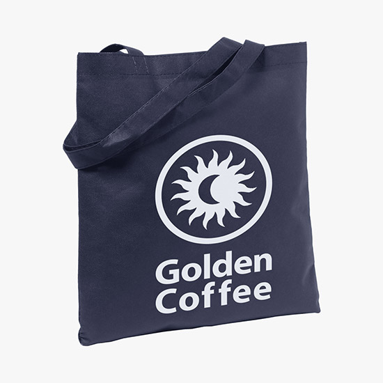 80 GSM Non-Woven Economy Tote Bag - 14 x 13.5 - 24-Hour Production