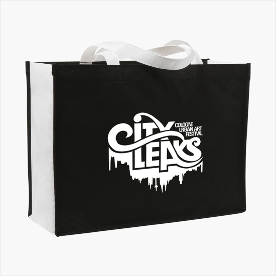 80 GSM Budget Tote Bag - Two-Tone - 12 x 16