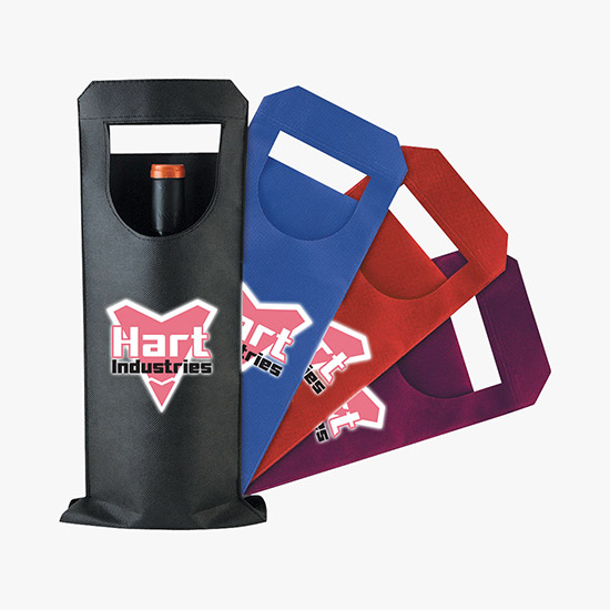 100 GSM Wine Tote w/Color Magic - 1 Bottle