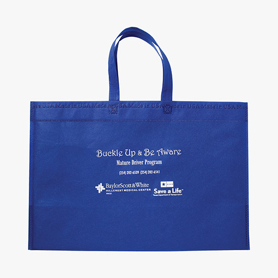 80 GSM USA Made 13.5 x 20 Bottom Gusset Tote