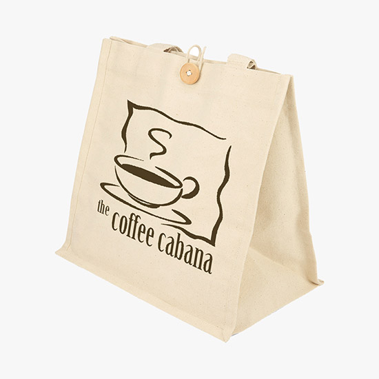 Aurora 10 oz Cotton Tote Bag - Full Color