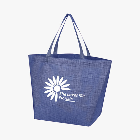 80 GSM Crosshatched Tote Bag