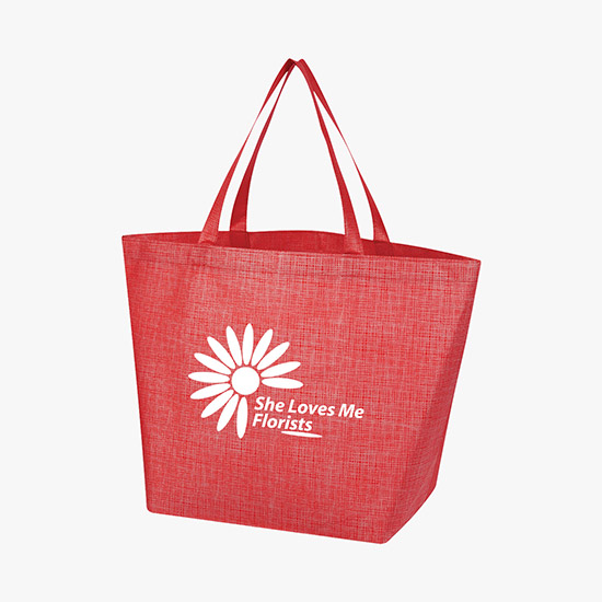 80 GSM Crosshatched Tote Bag