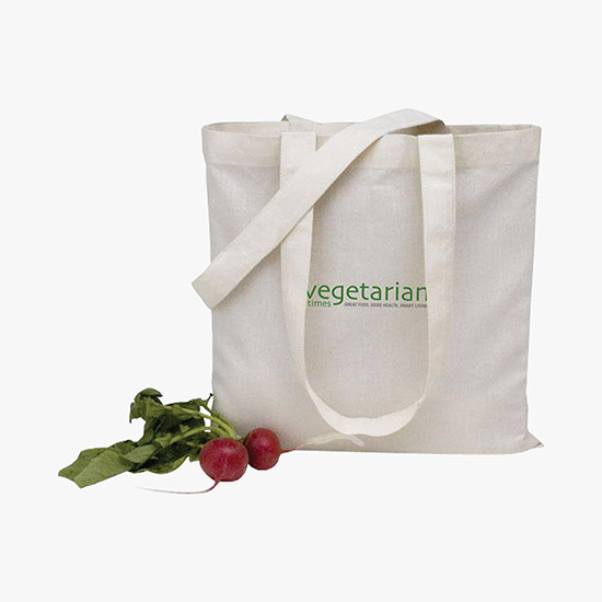 Natural Organic Cotton Sheeting Economy Tote