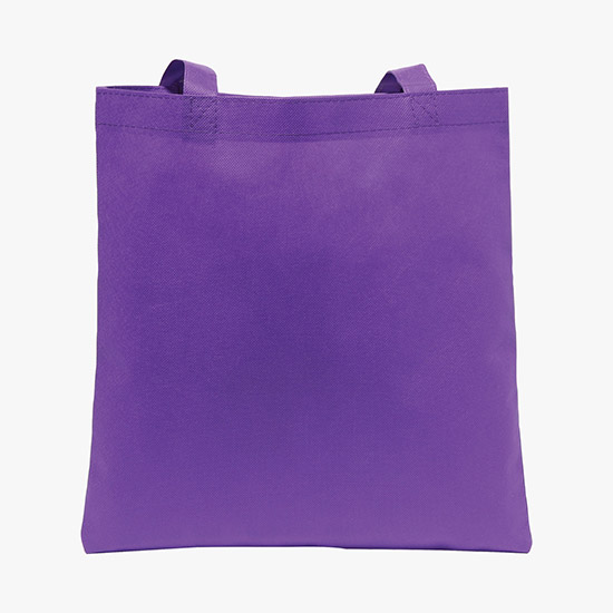 80 GSM Non-Woven Economy Tote Bag - 14 x 13.5 - 24-Hour Production