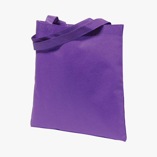 80 GSM Non-Woven Economy Tote Bag - 14 x 13.5 - 24-Hour Production