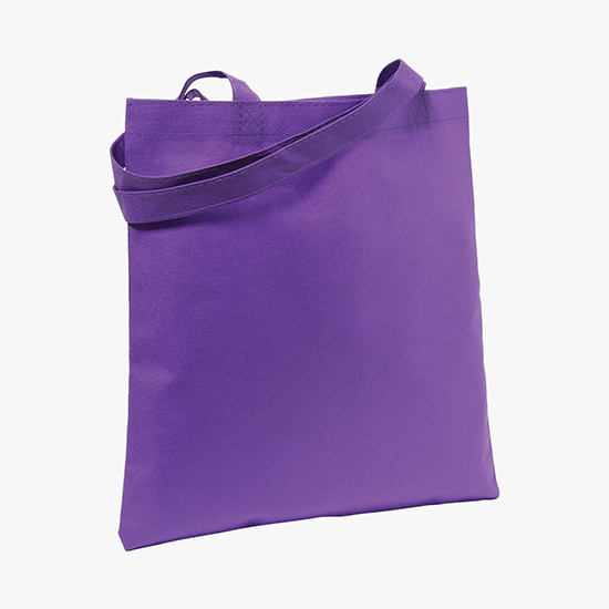 80 GSM Non-Woven Economy Tote Bag - 14 x 13.5 - 24-Hour Production
