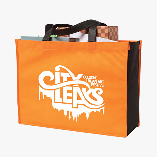 80 GSM Budget Tote Bag - Two-Tone - 12 x 16