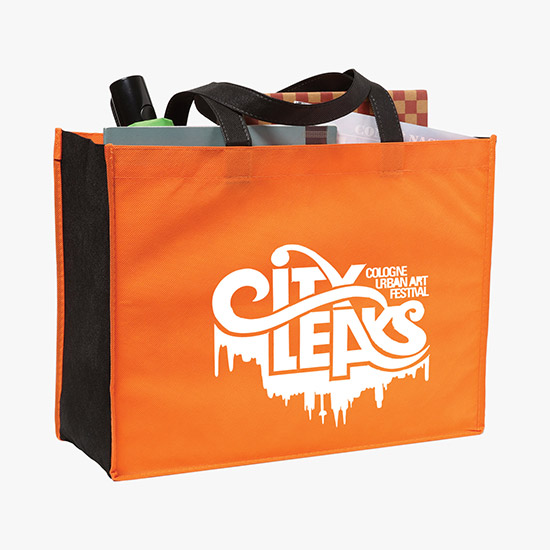 80 GSM Budget Tote Bag - Two-Tone - 12 x 16