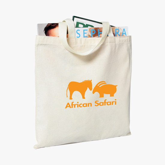 Canvas Flat Tote 4.5 oz.