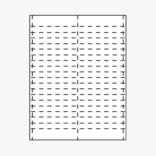 Slip-In Title Laser Stock - Pack of 25 Sheets/900 Cards