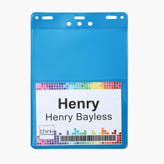 Trade Show Badge Caddy - Blank - Slotted