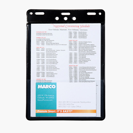 Trade Show Badge Caddy - Blank - Slotted
