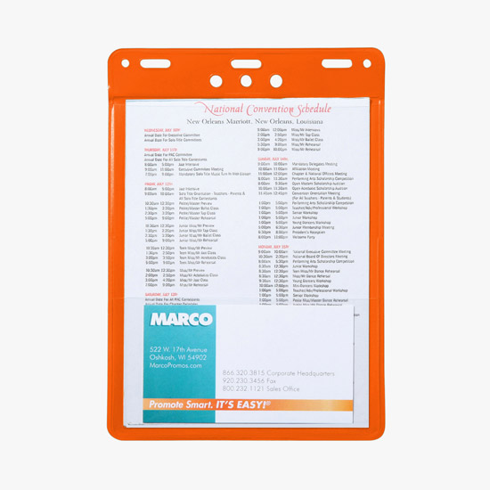 Trade Show Badge Caddy - Blank - Slotted