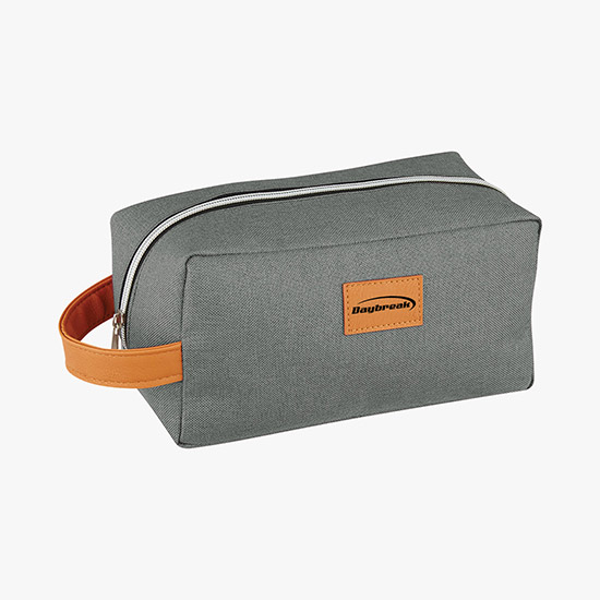 Heathered Recycled Toiletry Travel Bag - 24-Hour Production