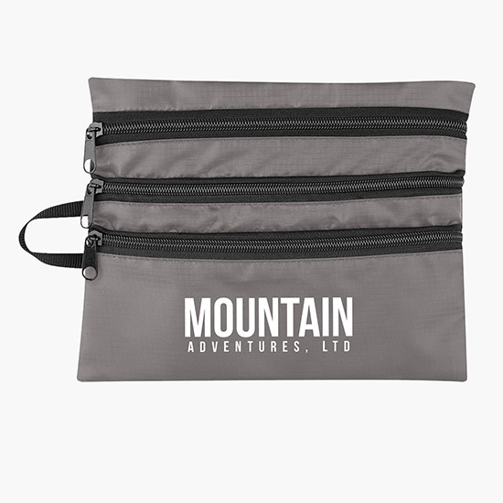 Triple Pocket Accessory Travel Bag - 24-Hour Production