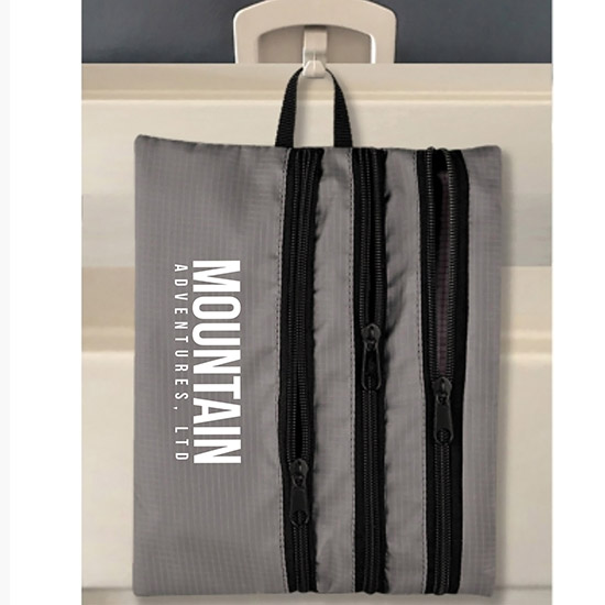 Triple Pocket Accessory Travel Bag - 24-Hour Production