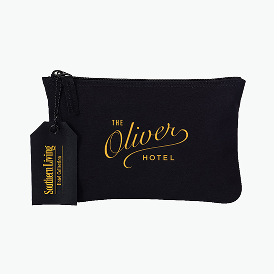 Avery Cotton Zippered Pouch