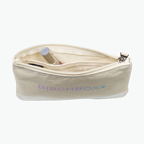 Avery Cotton Zippered Pouch - Full Color